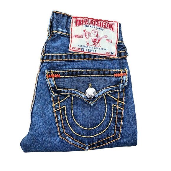 True Religion Jeans Size 29 BILLY SUPER T Blue - Picture 7 of 7